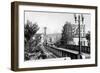 Pendleton, Oregon - United Artists Theatre from Bridge-Lantern Press-Framed Art Print