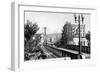 Pendleton, Oregon - United Artists Theatre from Bridge-Lantern Press-Framed Art Print