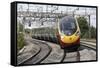 Pendolino Tilting Train-Martin Bond-Framed Stretched Canvas