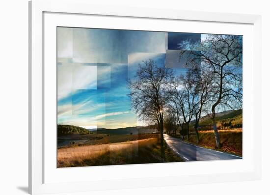 Penedes Vineyards-Pep Ventosa-Framed Art Print