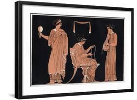 Penelope and Her Servants-Stefano Bianchetti-Framed Giclee Print