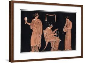 Penelope and Her Servants-Stefano Bianchetti-Framed Giclee Print