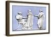 Penelope and Maidens, Wedgwood Plaque, 18th Century-John Flaxman-Framed Giclee Print