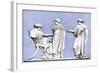 Penelope and Maidens, Wedgwood Plaque, 18th Century-John Flaxman-Framed Giclee Print