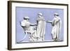 Penelope and Maidens, Wedgwood Plaque, 18th Century-John Flaxman-Framed Giclee Print