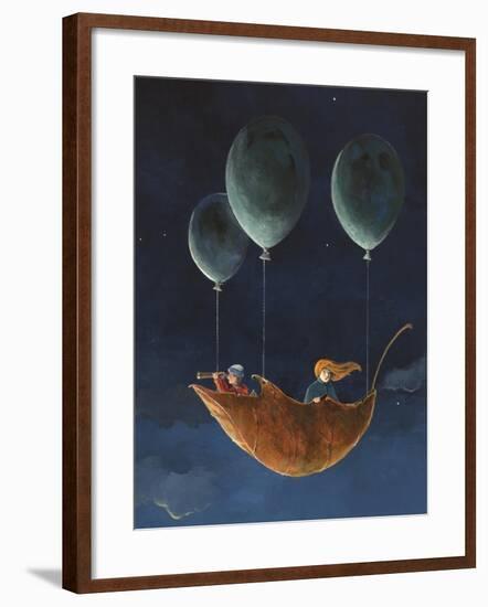 Penelope and the Airship-Jamin Still-Framed Giclee Print