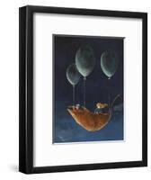 Penelope and the Airship-Jamin Still-Framed Giclee Print