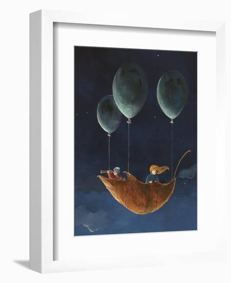 Penelope and the Airship-Jamin Still-Framed Giclee Print