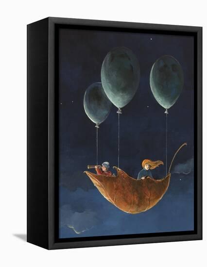 Penelope and the Airship-Jamin Still-Framed Stretched Canvas