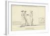 Penelope Carrying the Bow of Ulysses to the Suitors-John Flaxman-Framed Giclee Print