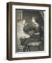 Penelope, Engraved by Norman Hirst (1862-C.1955) Pub. by Frost and Reed, 1903 (Mezzotint)-Frank Bernard Dicksee-Framed Giclee Print