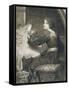 Penelope, Engraved by Norman Hirst (1862-C.1955) Pub. by Frost and Reed, 1903 (Mezzotint)-Frank Bernard Dicksee-Framed Stretched Canvas