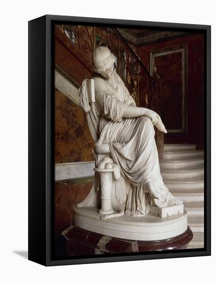 Penelope, Marble Statue, 1849-Pierre Jules Cavelier-Framed Stretched Canvas