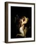 Penelope Recognizes Ulysses and Embraces Him, in the Background the Nurse Ericlea-null-Framed Giclee Print