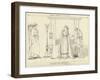 Penelope Surprised by the Suitors-John Flaxman-Framed Giclee Print