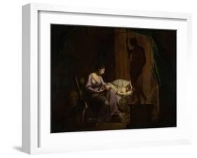 Penelope Unraveling Her Web, 1783-4-Joseph Wright of Derby-Framed Giclee Print