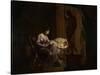 Penelope Unraveling Her Web, 1783-4-Joseph Wright of Derby-Stretched Canvas