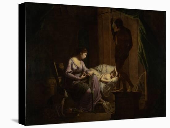 Penelope Unraveling Her Web, 1783-4-Joseph Wright of Derby-Stretched Canvas
