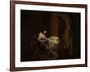 Penelope Unraveling Her Web, 1783-4-Joseph Wright of Derby-Framed Giclee Print