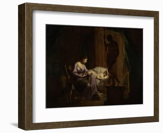 Penelope Unraveling Her Web, 1783-4-Joseph Wright of Derby-Framed Giclee Print