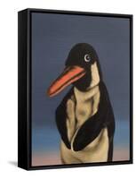 Penguin, 2018,-Peter Jones-Framed Stretched Canvas
