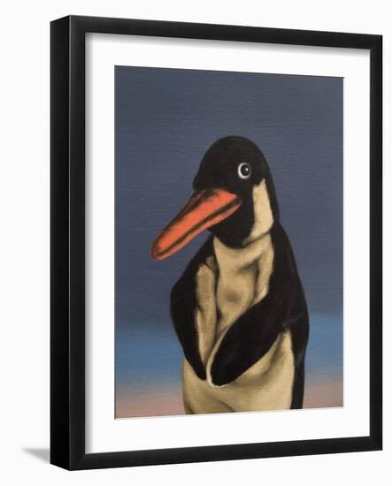 Penguin, 2018,-Peter Jones-Framed Giclee Print