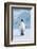 Penguin and Chick-null-Framed Art Print