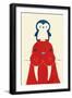 Penguin and Walrus-Jay Fleck-Framed Art Print