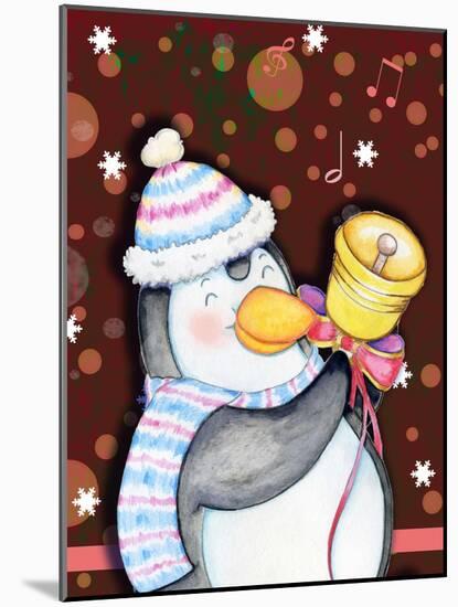 Penguin Bell-Valarie Wade-Mounted Giclee Print