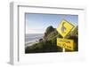 Penguin Crossing Sign-null-Framed Photographic Print