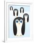 Penguin Cute Cartoon-pelonmaker-Framed Art Print