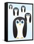 Penguin Cute Cartoon-pelonmaker-Framed Stretched Canvas