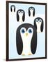 Penguin Cute Cartoon-pelonmaker-Framed Art Print