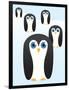 Penguin Cute Cartoon-pelonmaker-Framed Art Print