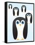 Penguin Cute Cartoon-pelonmaker-Framed Stretched Canvas