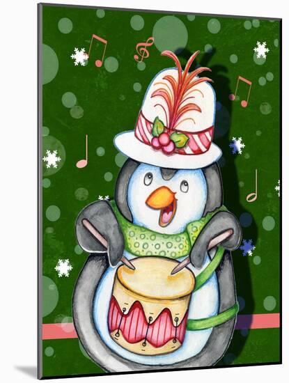 Penguin Drum-Valarie Wade-Mounted Giclee Print