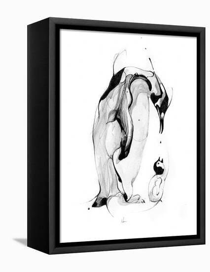 Penguin Fuel-Alexis Marcou-Framed Stretched Canvas