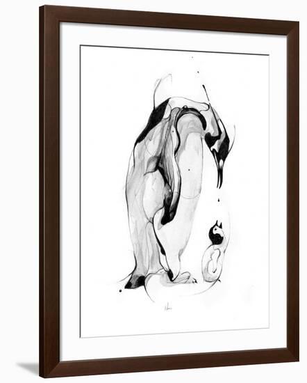 Penguin Fuel-Alexis Marcou-Framed Art Print