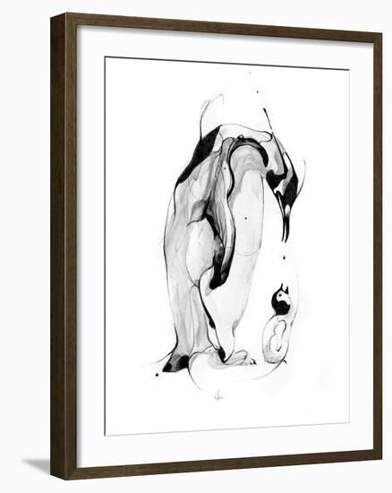 Penguin Fuel-Alexis Marcou-Framed Art Print