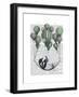 Penguin in Hammock Balloon-Fab Funky-Framed Art Print