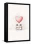 Penguin in Love (1)-Xuan Thai-Framed Stretched Canvas