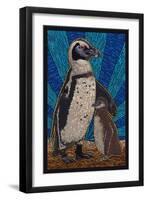 Penguin - Mosaic-Lantern Press-Framed Art Print