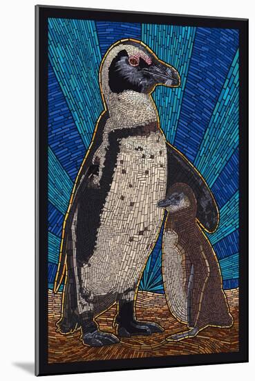 Penguin - Mosaic-Lantern Press-Mounted Art Print