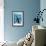 Penguin on Snow-moodboard-Framed Photographic Print displayed on a wall