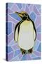 Penguin on Stained Glass-Pat Scott-Stretched Canvas