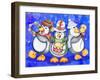 Penguin Percussion-Valarie Wade-Framed Giclee Print