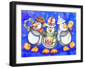 Penguin Percussion-Valarie Wade-Framed Giclee Print