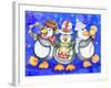 Penguin Percussion-Valarie Wade-Framed Giclee Print