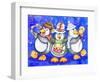 Penguin Percussion-Valarie Wade-Framed Premium Giclee Print