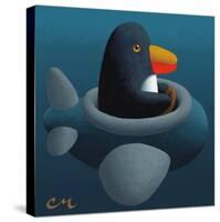 Penguin-Chris Miles-Stretched Canvas